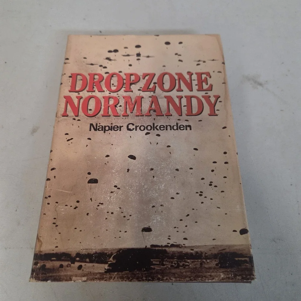 Dropzone Normandy Napier Crookenden 1976 HC Book Club Edition Dust Jacket